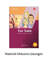 Produktabbildung zu For Sale - Englisch für Auszubildende im Einzelhandel - Material inklusive Lösungen - 3. Auflage 2024