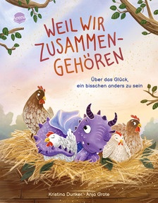 Produktabbildung zu Weil wir zusammengehören. Über das Glück, ein bisschen anders zu sein - Eine Bilderbuchgeschichte zum Vorlesen ab 4 Jahren über das Dazugehören, Selbstvertrauen und Elternliebe