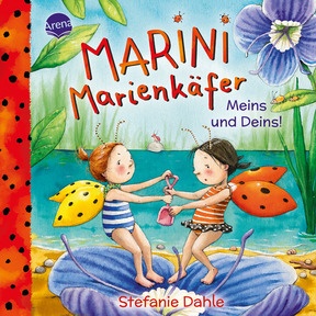 Produktabbildung zu Marini Marienkäfer. Meins und Deins! - Einfühlsames Pappbilderbuch mit großer Ausklappseite über das Teilen, das Kindern ab 2 Jahren dabei hilft mit starken Gefühlen umzugehen