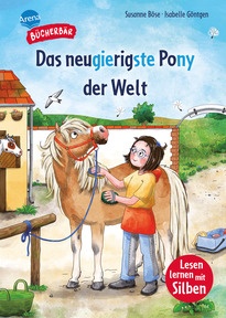 Produktabbildung zu Das neugierigste Pony der Welt - Bücherbär: Erstlesebuch; spannende Ponygeschichte für die 1. Klasse, mit Silbentrennung zum leichteren Lesenlernen