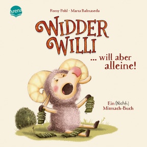 Produktabbildung zu Widder Willi will aber alleine! Ein (Nicht-)Mitmach-Buch - Pappbilderbuch für Kinder ab 2 Jahren zur spielerischen Begleitung der Autonomiephase mit großer Ausklappseite