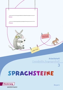 Produktabbildung zu SPRACHSTEINE Sprachbuch - Ausgabe 2014 für Bayern - Arbeitsheft 3 VA