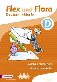 Produktabbildung zu Flex und Flora - Deutsch inklusiv Ausgabe 2017 - Heft Texte Schreiben inklusiv D