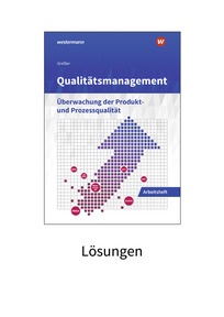 Produktabbildung zu Qualitätsmanagement - Überwachung der Produkt- und Prozessqualität - Lösungen - 3. Auflage 2025