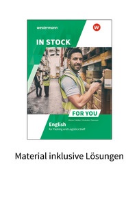 Produktabbildung zu In Stock For You - English for Packing and Logistics Staff - Material inklusive Lösungen - 5. Auflage 2023