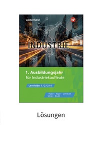Produktabbildung zu Industrie - 1. Ausbildungsjahr  - Lösungen zum Schulbuch  - 1. Auflage 2024