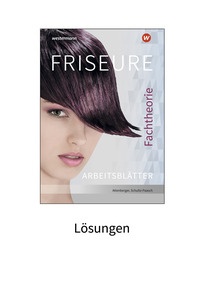 Produktabbildung zu Friseure - Fachtheorie - Material inklusive Lösungen - 13. Auflage 2022