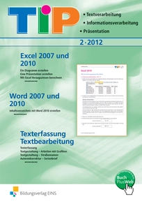Abbildung zur Reihe TIP - Textverarbeitung - Informationsverarbeitung - Präsentation - Jahrgang 2012