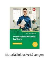 Produktabbildung zu Personaldienstleistungskaufleute - 3. Ausbildungsjahr - Material inklusive Lösungen - 4. Auflage 2024