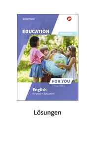 Produktabbildung zu Education For You - English for Jobs in Education - Workbook Lösungen - 1. Auflage 2024 