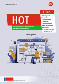 Produktabbildung zu Unterrichtsthemen HOT - Arbeitsblätter und Materialien für Ihren Wirtschaftsunterricht - Ausgabe 4/2026 - 1. Auflage 2026