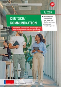 Produktabbildung zu Unterrichtsthemen Deutsch/Kommunikation - Arbeitsblätter für Ihren Unterricht - Ausgabe 4/2026 - 1. Auflage 2026