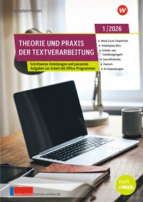 Produktabbildung zu Theorie und Praxis der Textverarbeitung - Ausgabe 1/2026 - 1. Auflage 2026
