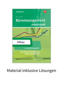 Produktabbildung zu Büromanagement - 3. Ausbildungsjahr - Material inklusive Lösungen zum Arbeitsheft - 4. Auflage 2024