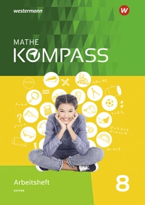 Produktabbildung zu Mathe Kompass - Ausgabe für Bayern - Arbeitsheft mit Lösungen 8