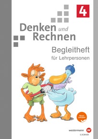 Produktabbildung zu Denken und Rechnen 4 - Begleitheft für Lehrpersonen, neuer Lehrplan