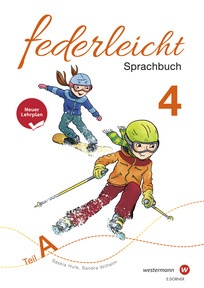 Produktabbildung zu federleicht 4 - Sprachbuch (zweiteilig), neuer Lehrplan