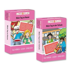 Produktabbildung zu Lingoplay - Mein Tag in der Schule und zu Hause - DaZ - Hören, lesen, sprechen