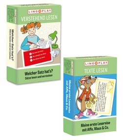 Produktabbildung zu Lingoplay - Lesen-Set - Meine erste Lesereise und Welcher Satz hat's?
