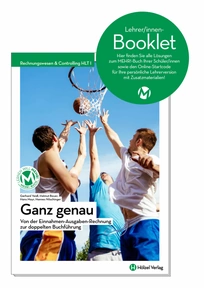 Produktabbildung zu Rechnungswesen & Controlling HLT I  Ganz genau - Booklet für Lehrpersonen - Auflage 2022