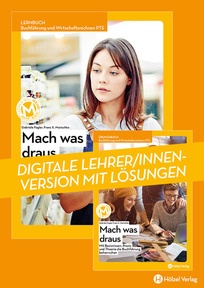 Produktabbildung zu Buchführung und Wirtschaftsrechnen PTS Mach was draus - Mit Basiswissen, Praxis und Theorie die Buchführung beherrschen - Booklet online Version mit Lösungen für Lehrpersonen - Auflage 2022