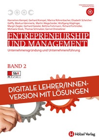 Produktabbildung zu Entrepreneurship und Management 2 - Unternehmensgründung und Unternehmensführung - Booklet online Version mit Lösungen für Lehrpersonen - Auflage 2017