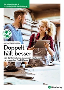 Produktabbildung zu Rechnungswesen & Wirtschaftliches Rechnen FW 1 Doppelt hält besser - Von der Einnahmen-Ausgaben-Rechnung zur doppelten Buchführung - E-Book Solo - Auflage 2022