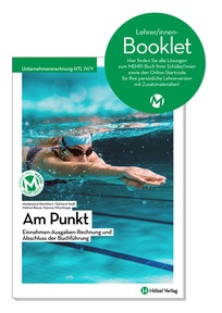 Produktabbildung zu Unternehmensrechnung HTL IV/V Am Punkt - Einnahmen-Ausgaben-Rechnung und Abschluss der Buchführung - Booklet für Lehrpersonen - Auflage 2023