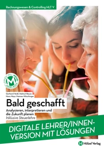 Produktabbildung zu Rechnungswesen & Controlling HLT V  Bald geschafft - Booklet online Version mit Lösungen für Lehrpersonen - Auflage 2023