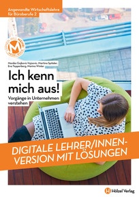Produktabbildung zu Angewandte Wirtschaftslehre für Büroberufe 2 Ich kenn mich aus! - Vorgänge in Unternehmen verstehen - Booklet online Version mit Lösungen für Lehrpersonen - Auflage 2024