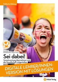 Produktabbildung zu Politische Bildung für Berufsschulen Sei dabei! - Verantwortung übernehmen und die Gesellschaft mitgestalten - Booklet online Version mit Lösungen für Lehrpersonen - Auflage 2024