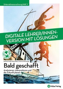 Produktabbildung zu Unternehmensrechnung HAK V  Bald geschafft - Booklet online Version mit Lösungen für Lehrpersonen - Auflage 2026