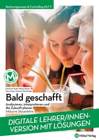 Produktabbildung zu Rechnungswesen & Controlling HLT V Bald geschafft - Booklet online Version mit Lösungen für Lehrpersonen - Auflage 2026