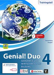 Produktabbildung zu Genial! Duo Geographie und Wirtschaftskunde 4 - Trainingsteil - E-Book Solo - Auflage 2026