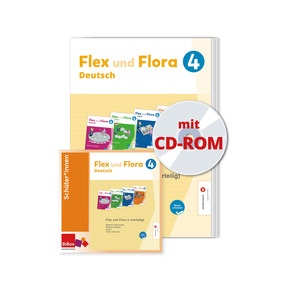 Produktabbildung zu Flex und Flora 4 - vierteilig mit CD-ROM, neuer Lehrplan