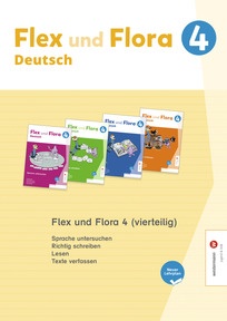 Produktabbildung zu Flex und Flora 4 (vierteilig) - Set, neuer Lehrplan