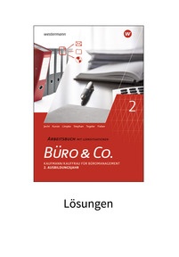 Produktabbildung zu Büro & Co. nach Lernfeldern - Kaufmann/Kauffrau für Büromanagement, 2. Ausbildungsjahr - Lernfelder 5-8 - Lösungen - 4. Auflage 2024
