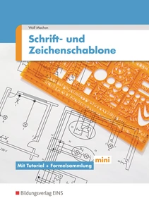 Produktabbildung zu Schrift- und Zeichenschablone Elektrotechnik - mit Tutorial und Formelsammlung mini - Arbeitsheft - 6. Auflage 2016