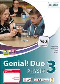 Produktabbildung zu Genial! Duo Physik 3 - Infoteil - Schulbuch mit E-BOOK+ - Auflage 2018