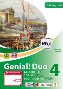 Produktabbildung zu Genial! Duo Geschichte und Sozialkunde/Politische Bildung 4 - Trainingsteil - Schulbuch + E-Book - Auflage 2021