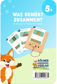 Produktabbildung zu Lochkasten - Was gehört zusammen? 5+ - Kartensatz