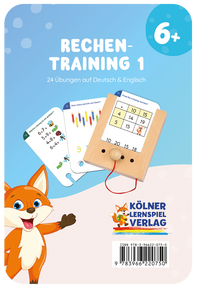 Produktabbildung zu Lochkasten - Rechentraining 1 6+ - Kartensatz