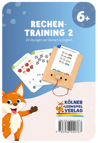 Produktabbildung zu Lochkasten - Rechentraining 2 6+ - Kartensatz