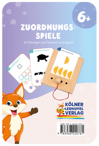 Produktabbildung zu Lochkasten - Zuordnungsspiele 6+ - Kartensatz