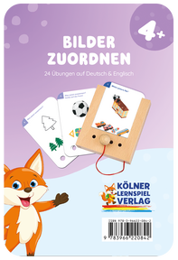 Produktabbildung zu Lochkasten - Bilder zuordnen 4+ - Kartensatz