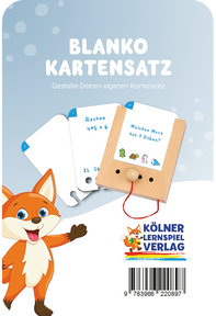 Produktabbildung zu Lochkasten - Blanko Kartensatz - Kartensatz