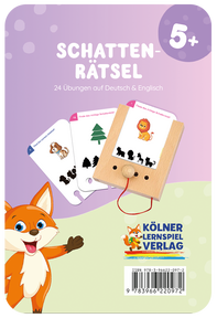 Produktabbildung zu Lochkasten - Schattenrätsel 5+ - Kartensatz