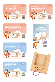 Produktabbildung zu Lochkasten - Set für die 1. Klasse - mit 6 Kartensätzen