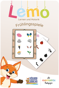 Produktabbildung zu LeMo - Lernen & Motorik - Kartensatz Frühlingsspiele - ab 4 Jahren