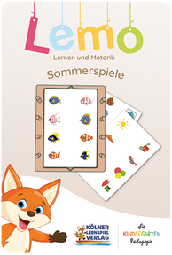 Produktabbildung zu LeMo - Lernen & Motorik - Kartensatz Sommerspiele - ab 4 Jahren
